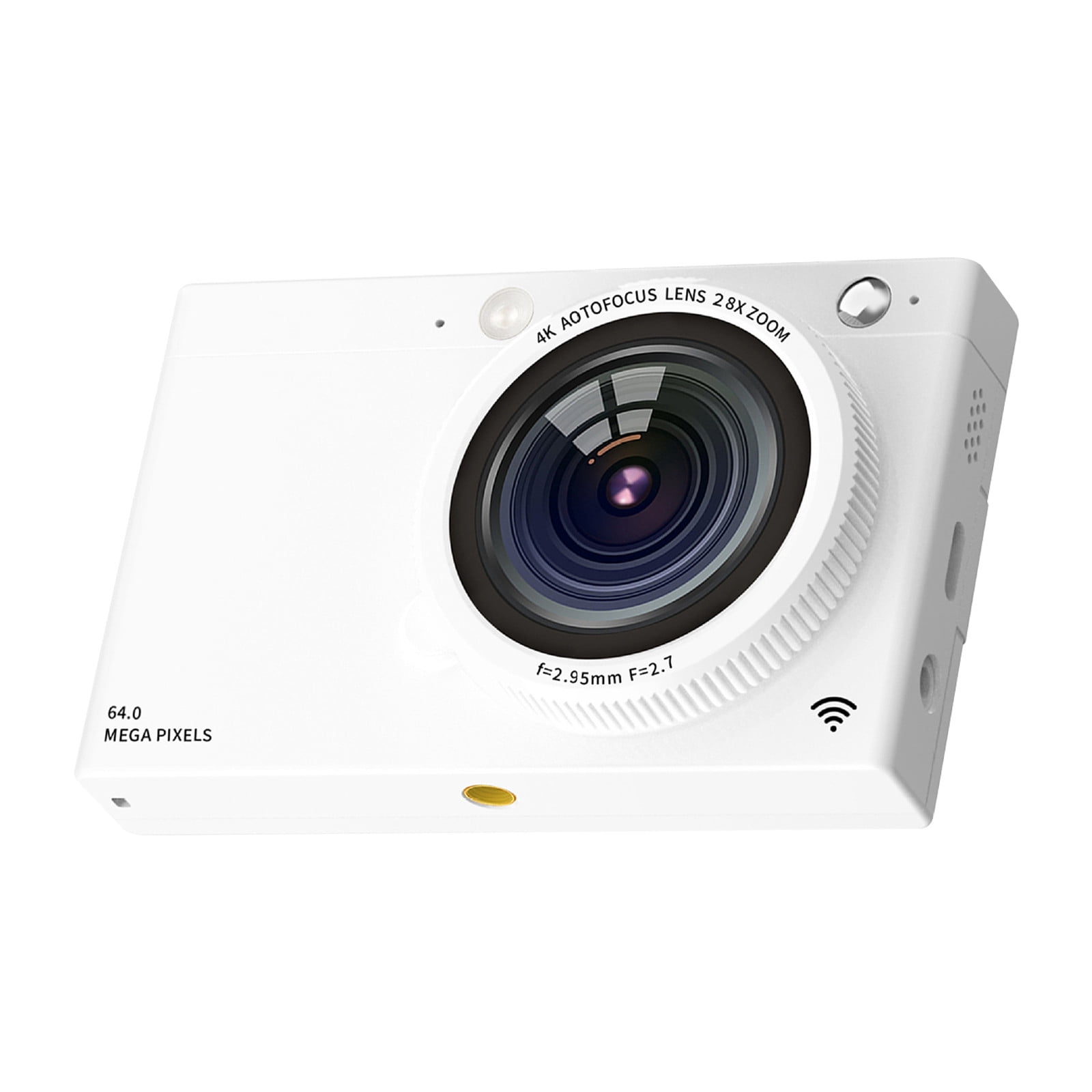 Bwiyojiz 64MP FHD Digital Camera with WiFi.83in Screen Take Photos and Videos Travel Camcorder 28X Digital Supports Transferring Photos To Mobile Phone, Gifts for Women