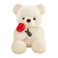 thumbnail image 1 of Bwiyojiz 9.84" Soft Bear Stuffed Animals, Toddler Toys Bear Doll with Rose, Birthday Gifts for Kids Valentine's Day Gifts for GirlFriend, 1 of 2