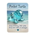 thumbnail image 1 of Bwiyojiz Apartment Decor Accessories Count 2pcs Pocket Gifts Mini Resin Cute Turtle Keepsake with Positive Cards Encouragement Greeting Card for Friend Birthday Thanksgiving Anniversary, 1 of 2