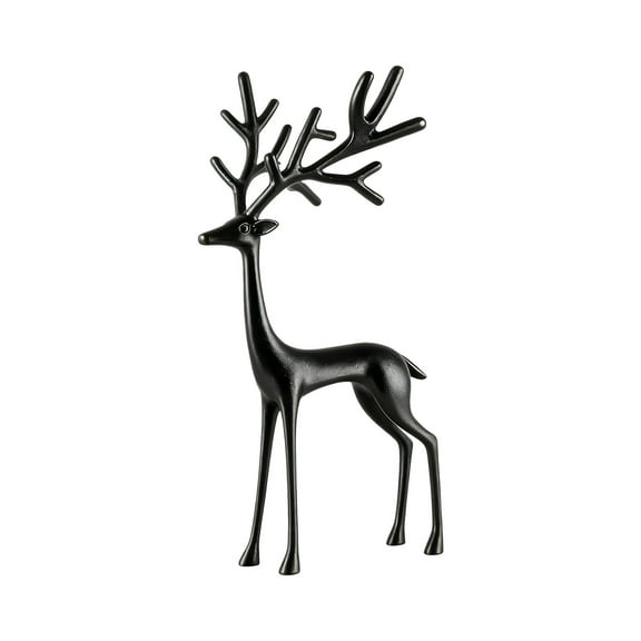 Bwiyojiz Apartment Decor Decoration Ornaments European-style Imitation Metal Deer Statue for Entryway, Gifts for Her