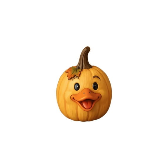 Bwiyojiz Christmas Decorations Decoration Ornaments 4.72x3.93x3.93" Vintage Farm Pumpkin Resin Statue Cute Suitable for Porch Garden Yard Indoor Tabletop, Gifts for Family