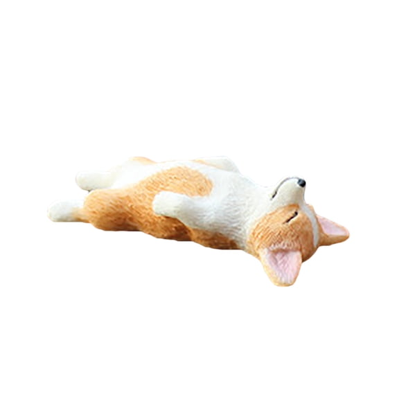 Bwiyojiz Christmas Decorations Decoration Ornaments Mini Corgi Cute Simulation Puppy Model Car, Gifts for Sister
