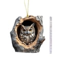 thumbnail image 1 of Bwiyojiz Christmas Decorations Hanging Ornaments Animals Series 2D Acrylic Backpack Car Pendant Decoration Ornament, Gifts for Sister, 1 of 5
