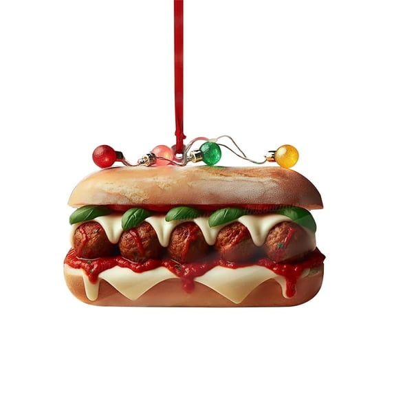 Bwiyojiz Christmas Decorations Hanging Ornaments Tree Ornament Acrylic Pendant for Holidays Party Car Home Decor, Gifts for Her, Multicolor