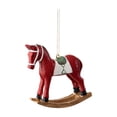 thumbnail image 1 of Bwiyojiz Christmas Decorations Home Decoration Dimensional Rocking Horse Small Pendant Tree Vintage, Gifts for Her, Red, 1 of 6