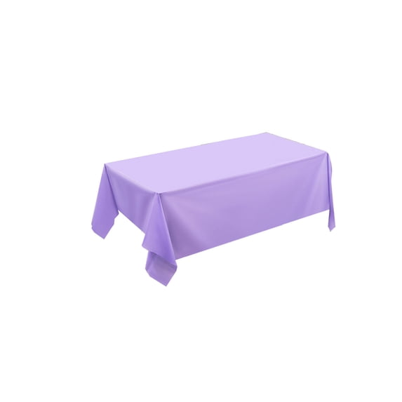 Bwiyojiz Christmas Decorations Home Decoration Disposable Tablecloths Solid Color Party No Wash Padded Table for Parties Picnics and Events 54x108 Inches, Gifts for Sister, Purple
