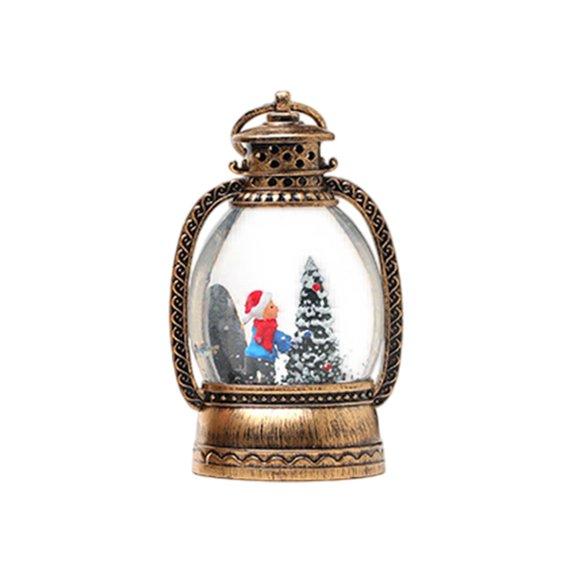 Bwiyojiz Christmas Decorations Home Decoration Lighted Decor Include Clear LED Lights Hanging Lantern Tree Battery Pendant Novel Props Light for Xmas Party 150ml, Gifts for Yourelf, Multicolor