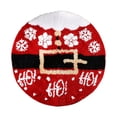 thumbnail image 1 of Bwiyojiz Christmas Decorations Home Decoration Rugs Snowflake Shaped Floor Mat Decorative for Living Bedroom Kitchen Bath, Gifts for Yourelf, Red, 1 of 8