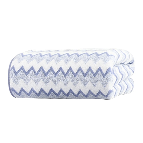 Bwiyojiz Cotton Bath Towels Set for Bathroom Thick Soft Absorbent Towel Household Wash Face Gift, Gifts for Friend, Blue