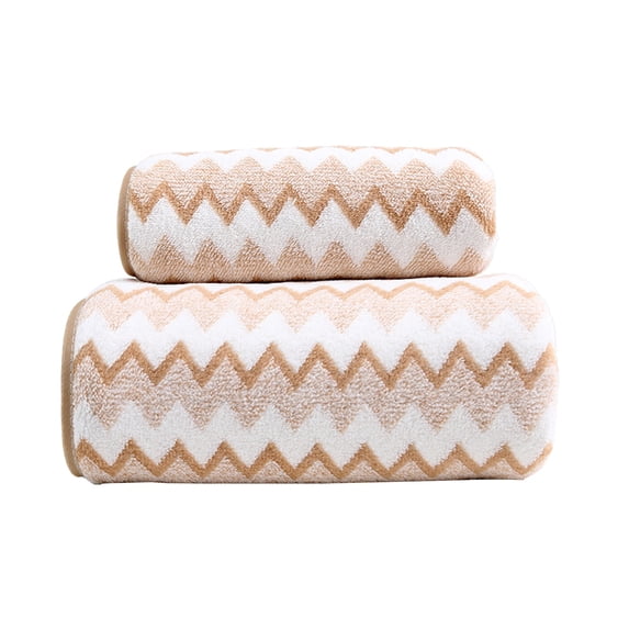 Bwiyojiz Count 2pcs Cotton Bath Towels Set for Bathroom Thick Soft Absorbent Towel Household Wash Face Gift, Gifts for Sisters