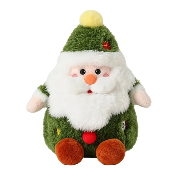 Bwiyojiz Cute Christmas Santa Doll Festive Sitting Santa Figure For Decoration