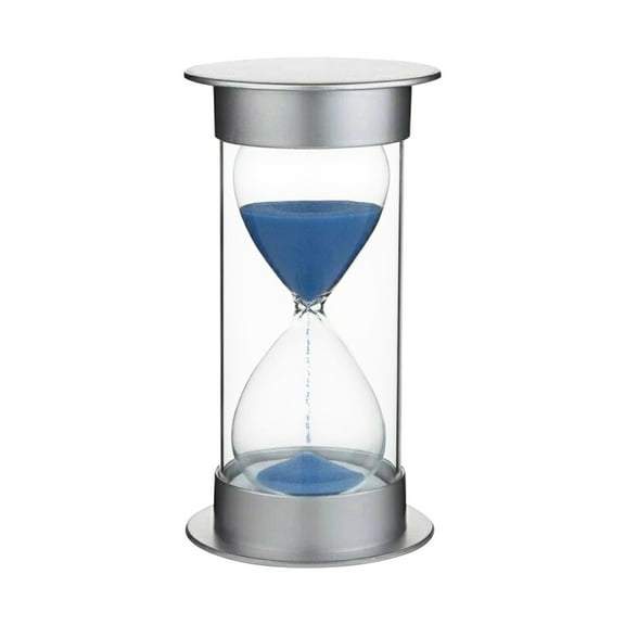 Bwiyojiz Decor Accessories Home Decoration Glass Hourglass Timer Decorative Tooth Brushing Sand Clock Gift Toy Table Ornament Hour Cooking Baking Groceries Des, Gifts for Sisters, Blue