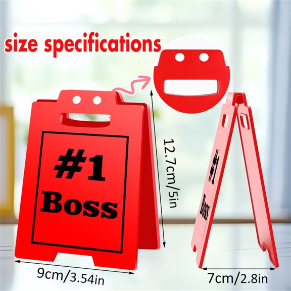 Bwiyojiz Decor Accessories Office Prank Ornament Colleague Gift Acrylic Desk in The, Gifts for Friend