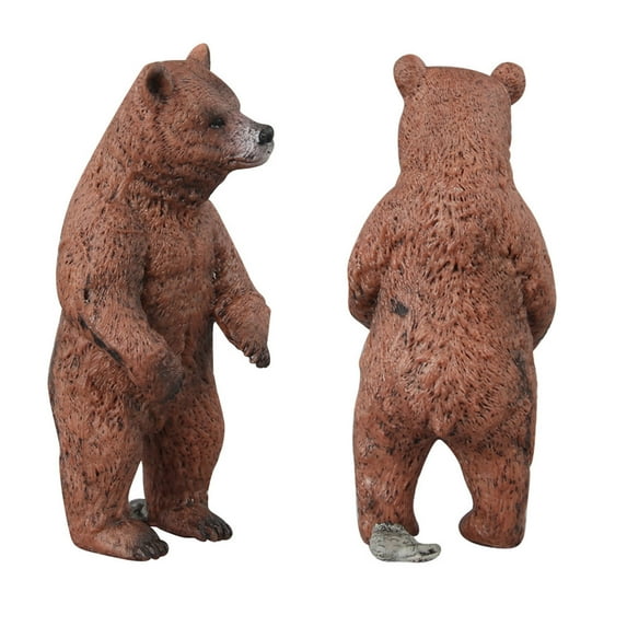 Bwiyojiz Educational Toys The Bear Animals Figurines Home Decorate Toy, Home Gifts, Brown
