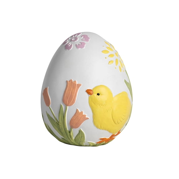 Bwiyojiz Home Decor Accessories Easter Egg Display Pieces for Decoration Creating a Festive Setting up Holiday Scene Decorating The Tabletop Resin Handicrafts, Gifts for Family, Multicolor