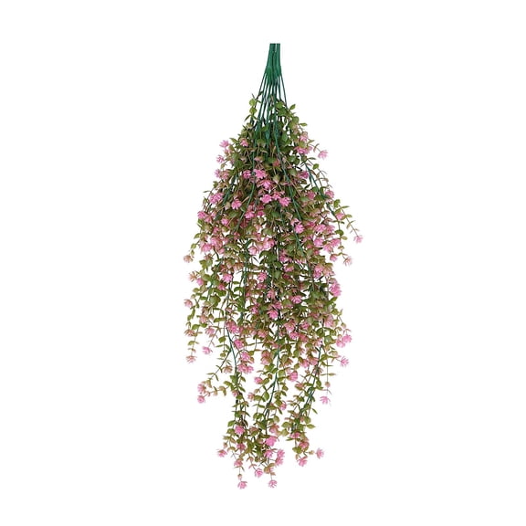 Bwiyojiz Home Decor Christmas Decorations Artificial Flowers Simulated Rose Flower Conditioning Duct Blocking Living Room Ceiling Decoration Plastic Wrapping Plants Fake Vines, Gifts for Friend