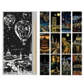 thumbnail image 1 of Bwiyojiz Home Decor Christmas Decorations Count 12pcs Scratchboard Crafts for and Adults Paper Colorful Engraving Painting Scenario Set 12 Sheets with 1 Tool, Gifts for Sister, Multicolor, 1 of 6