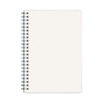 thumbnail image 1 of Bwiyojiz Home Decor Christmas Decorations Decoration A5 Notebook Spiraled Graph Grids Paper Ruled Blank Journal 80 Pages for School Work Writing Thick Flexible Plastic Cover, Gifts for Yourelf, White, 1 of 4