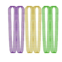 Bwiyojiz Home Decor Christmas Decorations Decoration Mardi Gras Beading Orleans Holiday Party Necklace Color Plated Plastic Bead, Gifts for Sisters, Multicolor