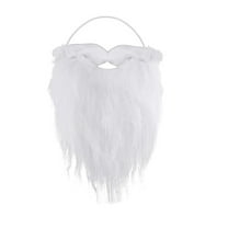 Bwiyojiz Home Decor Christmas Decorations Decoration Santa Claus Beard Eight Character Adult White Fake, Gifts for Family, White