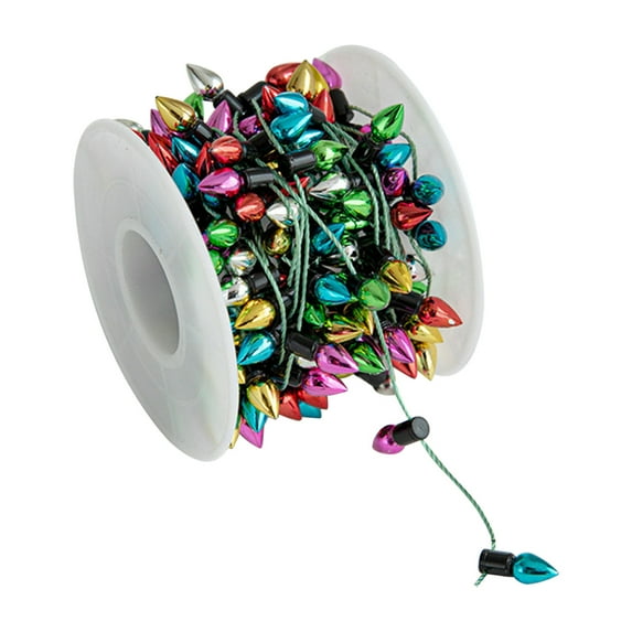 Bwiyojiz Home Decor Christmas Decorations Decoration Supplies Electroplated Bead Chain Tree DIY Material Hanging Scene Layout, Gifts for Her, Multicolor