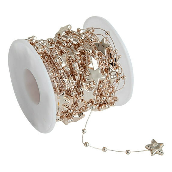 Bwiyojiz Home Decor Christmas Decorations Decoration Supplies Electroplated Bead Chain Tree DIY Material Hanging Scene Layout, Gifts for Friend