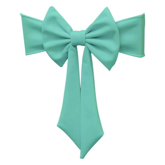 Bwiyojiz Home Decor Christmas Decorations Other Decoration Ties-free Bow Elastic Chair Back Hotel Banquet Thickened Flower Ties Cover, Gifts for Her, Green