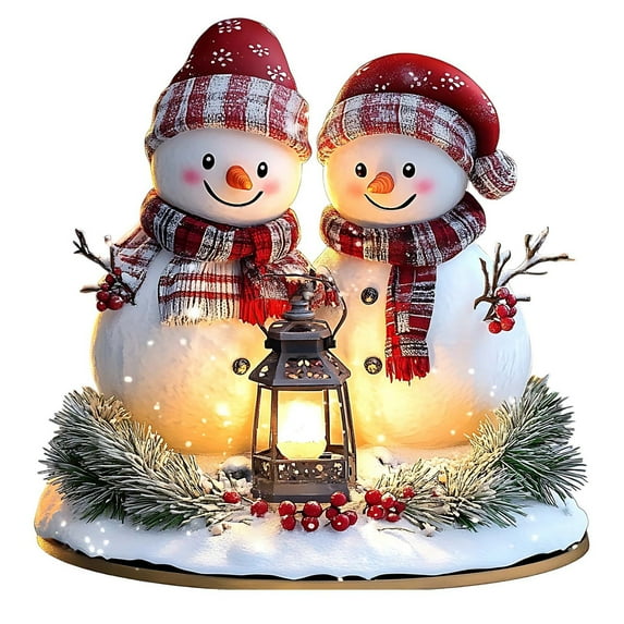Bwiyojiz Home Decor Christmas Decorations Desktop Decorative Items-2D Acrylic Ornaments, Gifts for Yourself