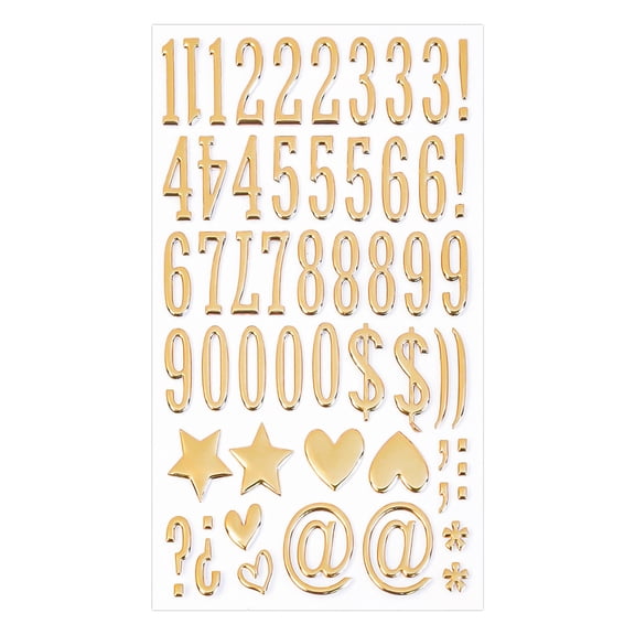 Bwiyojiz Home Decor Christmas Decorations English Letter Stickers DIY Journal Accessories for Stockings, Gifts for Friend