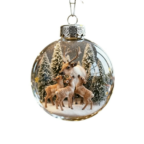 Bwiyojiz Home Decor Christmas Decorations Hanging Ornaments Reindeer Decoration Tree, Gifts for Family