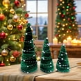 thumbnail image 1 of Bwiyojiz Home Decor, Christmas Velvet Ornaments 3 Piece Set Christmas Tree Tray Table Shelf Ornaments Scene Decoration Decorations, Womem Gifts, 1 of 6