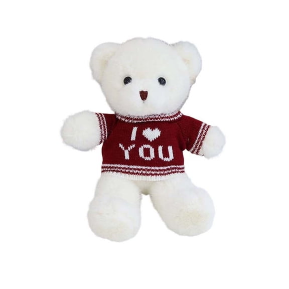 Bwiyojiz Home Decor Day Bear Series Pillow, Gifts for Yourelf, Red