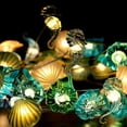 thumbnail image 1 of Bwiyojiz Home Decor Decoration Other Beach Nautical Themed Seashell Seahorses Decorative Lighting 20pcs LED Battery Powered Suitable for Valentines Day Wedding Holiday Party, Gifts for Sisters, 1 of 8