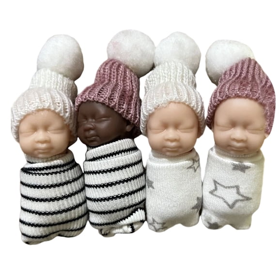 Bwiyojiz Home Decor Decoration Ornaments Realistic Doll Bedroom, Christmas Gifts