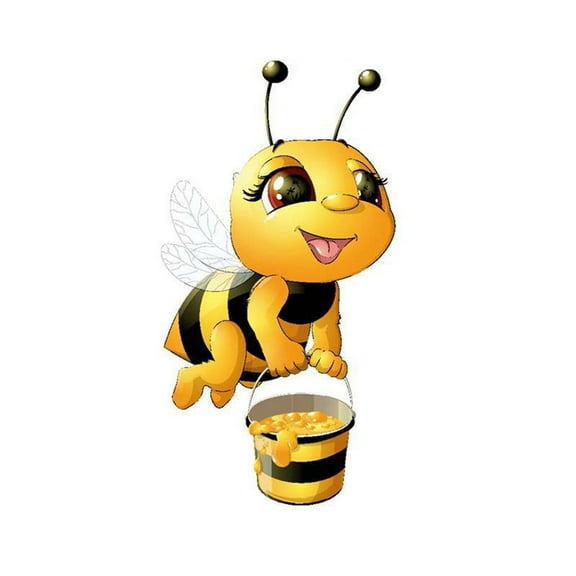 Bwiyojiz Home Decor Wall Stickers Decals Nursery Bumblebees for Walls Peel and Stick Bee, Gifts for Her, Multicolor