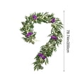thumbnail image 1 of Bwiyojiz Home Decoration Other Christmas Wedding Wall Hanging Greenerys Eucalyptuss Leaves with Dense Artificial Vines Hydrangea Decor Holiday Products, Gifts for Mom, Purple, 1 of 6