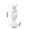 thumbnail image 1 of Bwiyojiz Home Decoration Ornaments Easter Bunny Decorations Living Room Gifts Resin Idyllic, Gifts for Yourself, Blue, 1 of 7