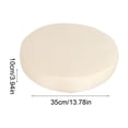 thumbnail image 1 of Bwiyojiz Home Decoration Other Stool Covers Round Waterproof Leather Bar Seat Cover with Elastic Bands Sturdy Chair, Gifts for Sisters, Beige, 1 of 6