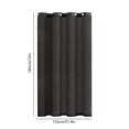 thumbnail image 1 of Bwiyojiz Home Decoration Other Sheer Curtains Long Transparent Voile Rod Pocket Gauze Drapes for Living Room Bedroom Window Glass Door Outdoor Sunshade, Gifts for Her, Black, 1 of 7