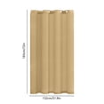 thumbnail image 1 of Bwiyojiz Home Decoration Other Sheer Curtains Long Transparent Voile Rod Pocket Gauze Drapes for Living Room Bedroom Window Glass Door Outdoor Sunshade, Gifts for Yourself, Yellow, 1 of 6