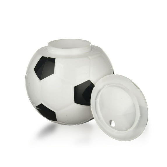 Bwiyojiz Home, Garden & Tools Dining Entertaining Kitchen Football Shaped Wine Glass 450ml Plastic Cup Sports, Gifts for Family, White