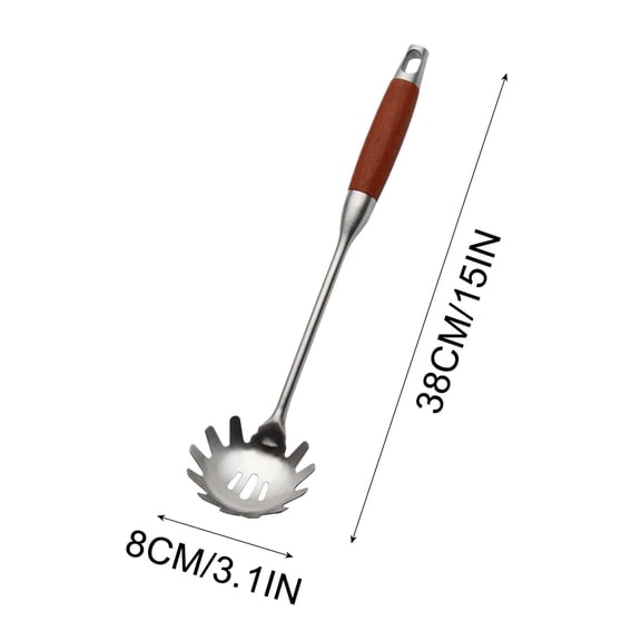 Bwiyojiz Home, Garden & Tools Dining Entertaining Kitchen Stainless Steel Household Mein Scoop, Gifts for Sisters, Multicolor