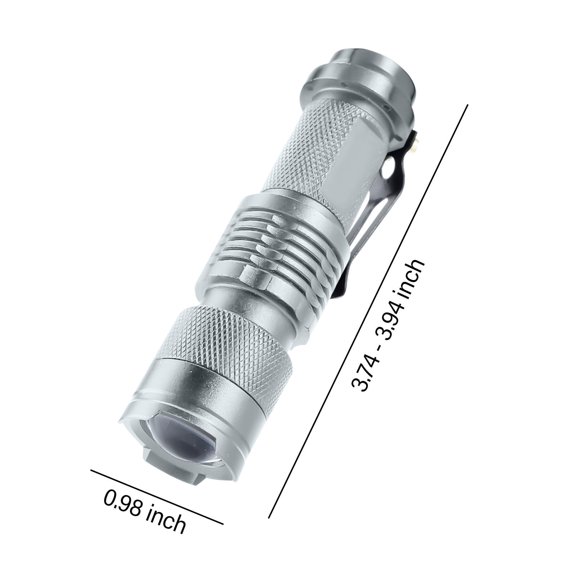 Bwiyojiz Home, Garden & Tools Gadgets Kitchen Dining 0.98x0.98x3.66" Rechargeable 8 LED High Bright Head Lamp with White Light,USB Light, Flashlight for Outdoor Running Hunting Hiking Camping Gear