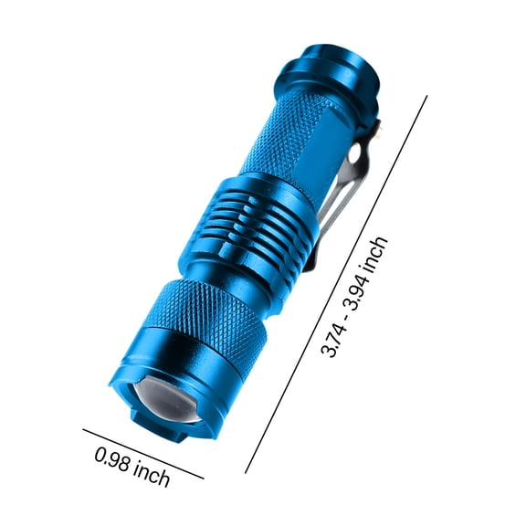 Bwiyojiz Home, Garden & Tools Gadgets Kitchen Dining 0.98x0.98x3.66" Rechargeable 8 LED High Bright Head Lamp with White Light,USB Light, Flashlight for Outdoor Running Hunting Hiking Camping Gear