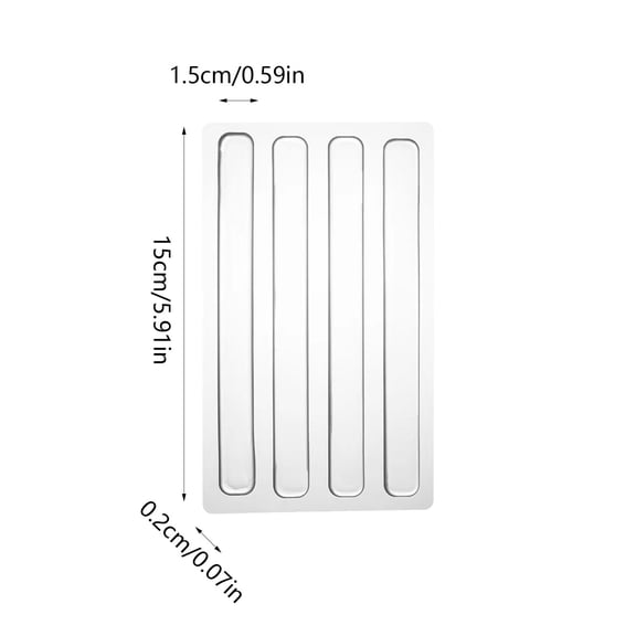 Bwiyojiz Home, Garden & Tools Gadgets Kitchen Dining Count 4pcs Door Handle Antis Collision Sticker Silicones Household Refrigerator Cabinet Buffer Wall Protection Pad, Gifts for Her, White