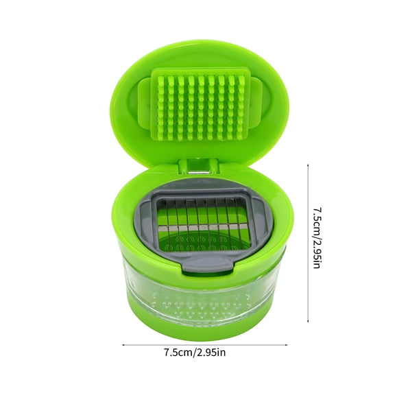 Bwiyojiz Home, Garden & Tools Gadgets Kitchen Dining Ginger Garlic Grinding MultiFunction Press Machine Vegetable Fruit Chopper Mini Food Dicer Multi Functional, Gifts for Friend, Green