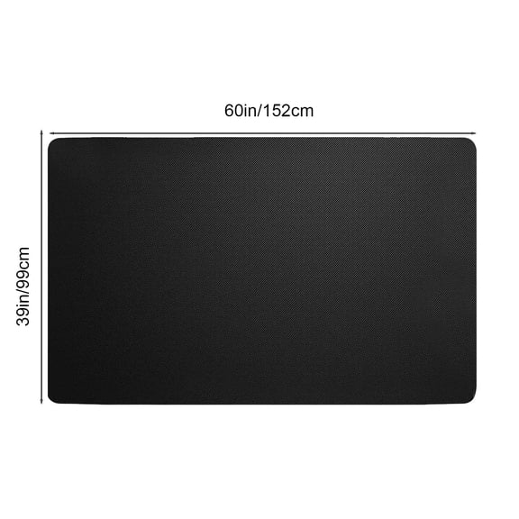 Bwiyojiz Home, Garden & Tools Gadgets Kitchen Dining Indoor Fireplace Mats Fire Defend Floors from Sparks Outdoor Flame Retardant BBQ Grill Multi-Purpose Insulated Floor, Gifts for Sister, Black