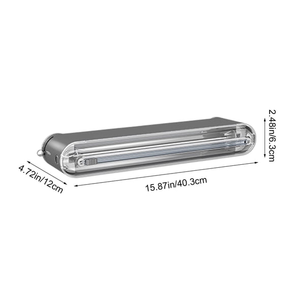 Bwiyojiz Home, Garden & Tools Gadgets Kitchen Dining Plastic Wrap Dispenser with Cutter Aluminum Foil Refillable Food Cling Film, Gifts for Family, Gray