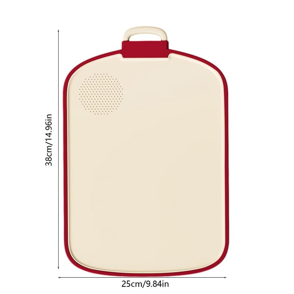 Bwiyojiz Home, Garden & Tools Gadgets Kitchen Dining Size L Double-Sided Cutting Board Chopping Block Mat Vegetable Carving, Gifts for Friend, Red