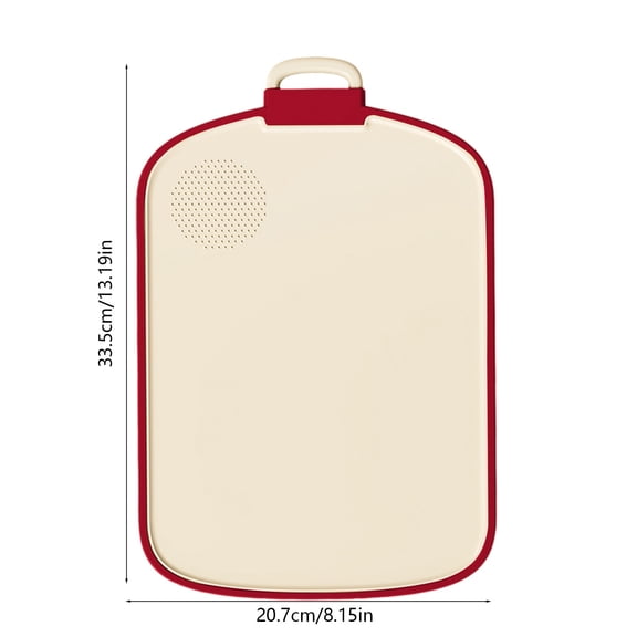 Bwiyojiz Home, Garden & Tools Gadgets Kitchen Dining Size M Double-Sided Cutting Board Chopping Block Mat Vegetable Carving, Gifts for Sister, Red